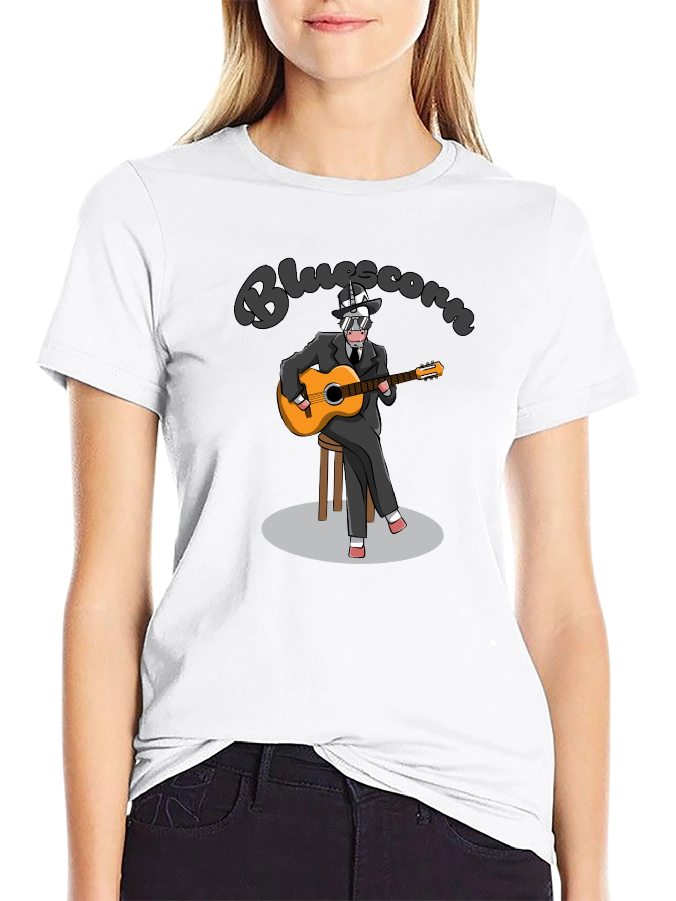 Bluescorn Cartoon T-Shirt