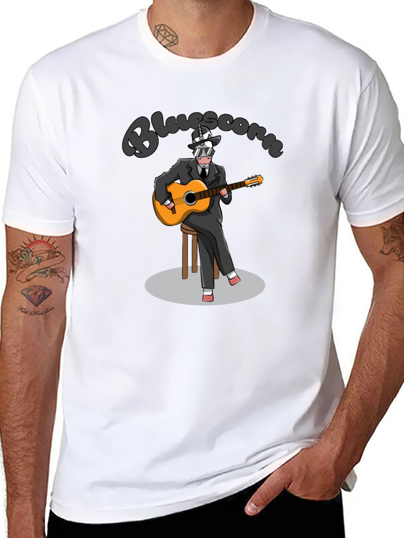 Bluescorn Cartoon T-Shirt