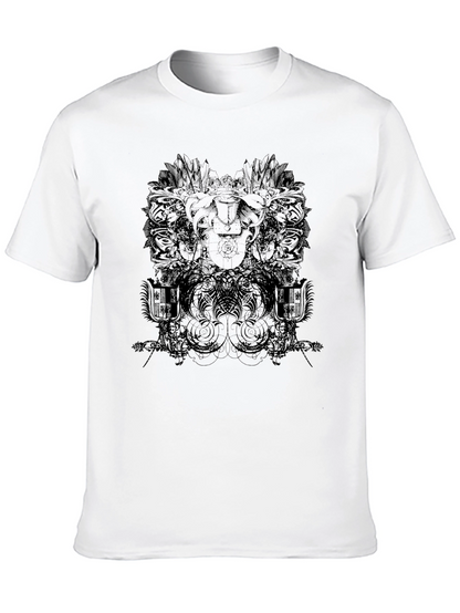 Black Graphic Print Tee