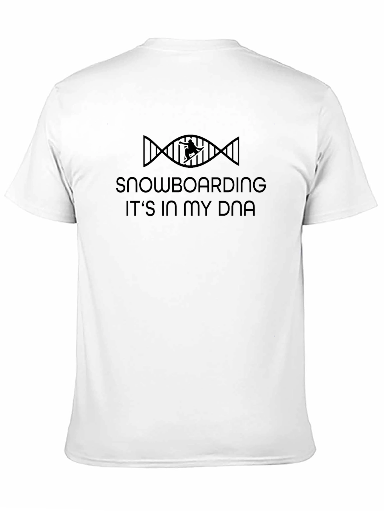 Snowboarding DNA T-Shirt - Black Graphic Tee