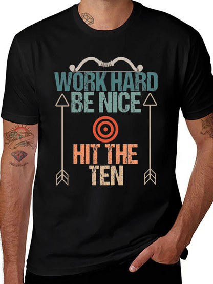 Work Hard Be Nice Archery T-Shirt