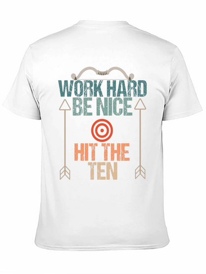 Work Hard Be Nice Archery T-Shirt