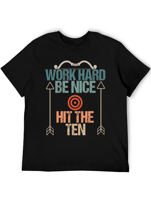 Work Hard Be Nice Archery T-Shirt