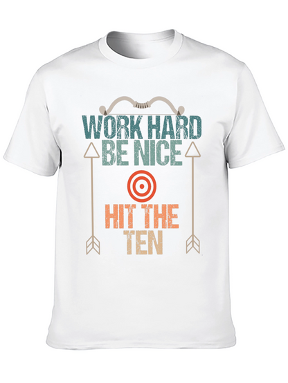 Work Hard Be Nice Archery T-Shirt