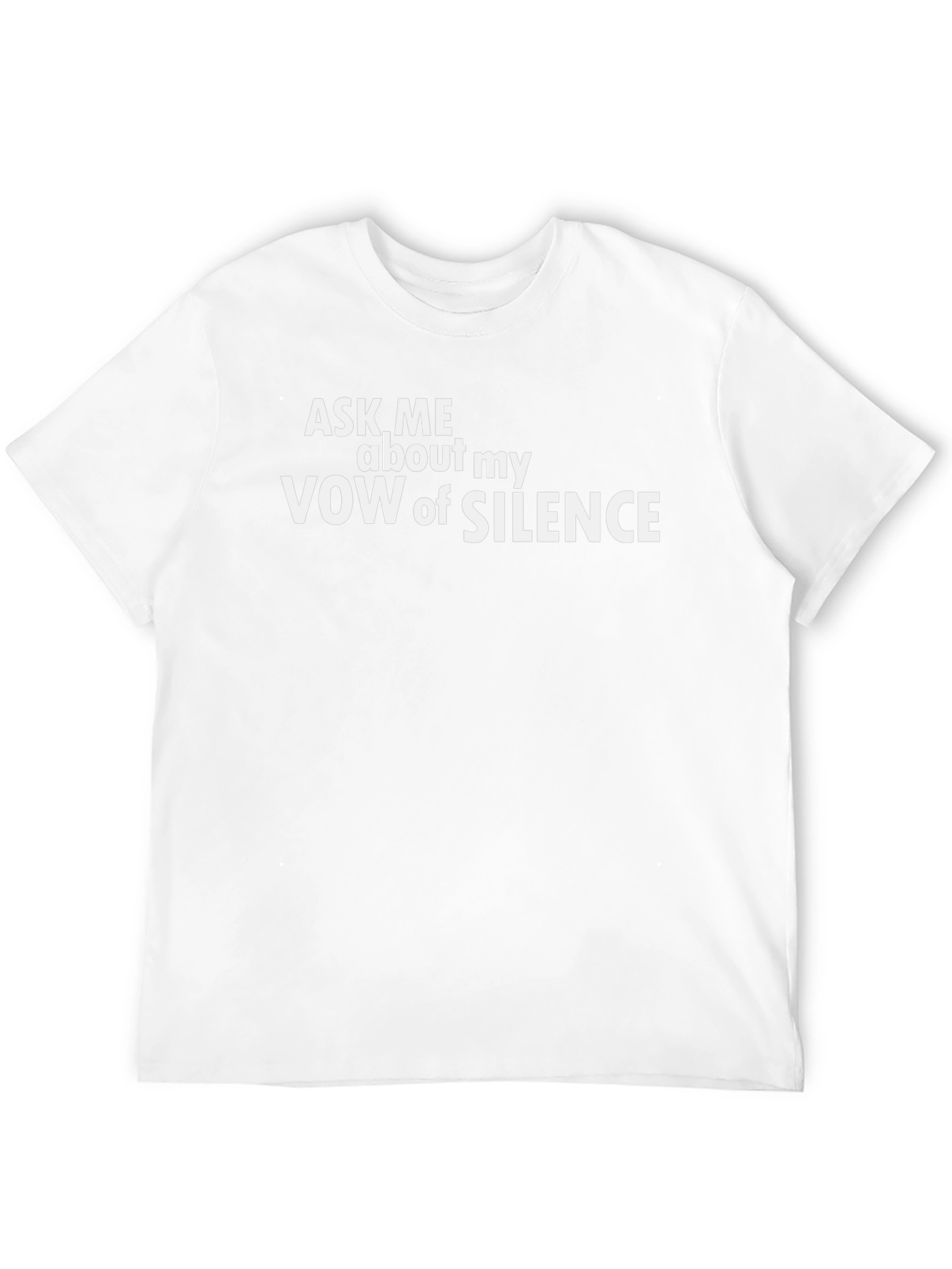 Vow of Silence Graphic Tee - Mens Black T-Shirt