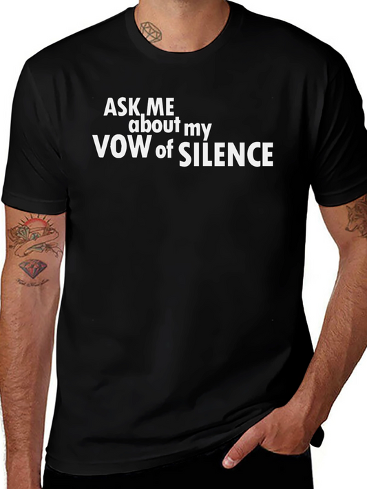 Vow of Silence Graphic Tee - Mens Black T-Shirt
