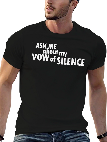 Vow of Silence Graphic Tee - Mens Black T-Shirt