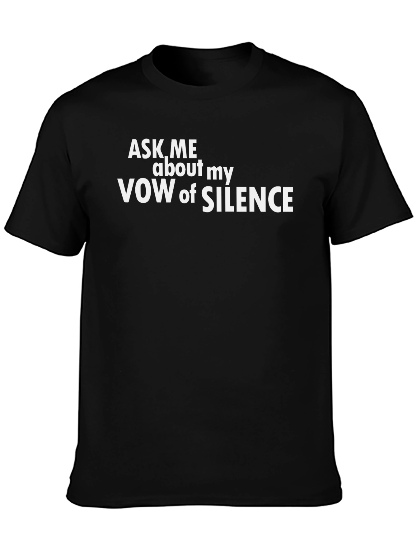 Vow of Silence Graphic Tee - Mens Black T-Shirt