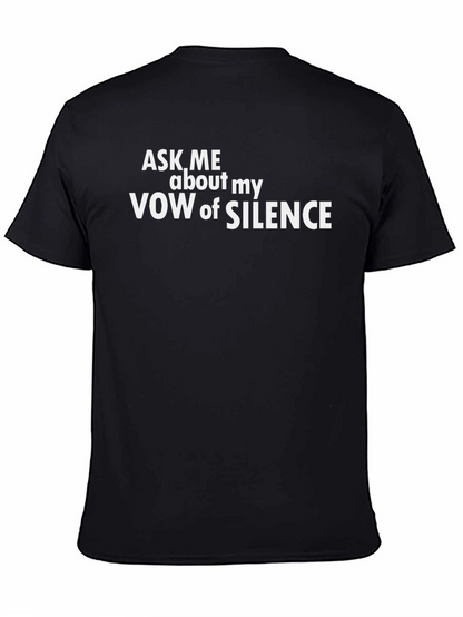 Vow of Silence Graphic Tee - Mens Black T-Shirt