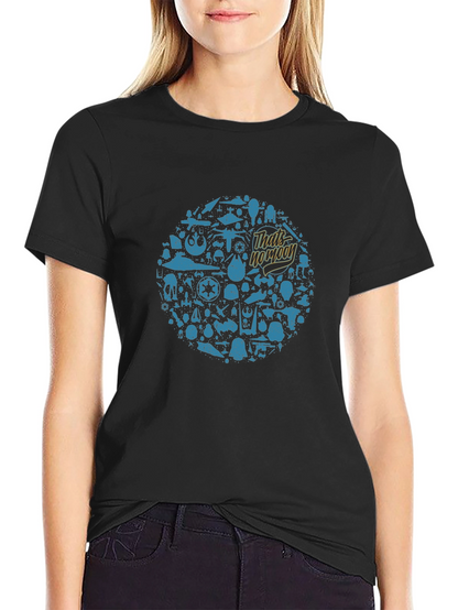 Star Wars Thats No Moon T-Shirt - Black