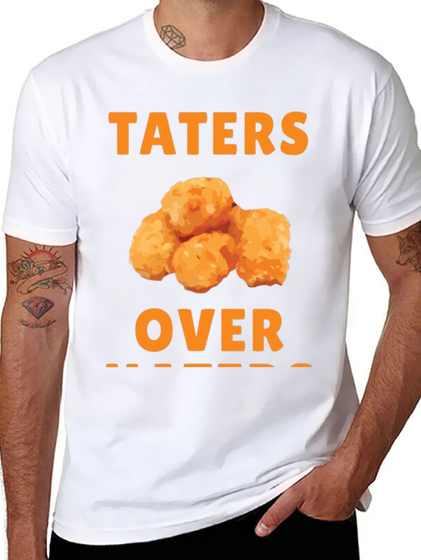 Taters Over Haters Funny T-Shirt
