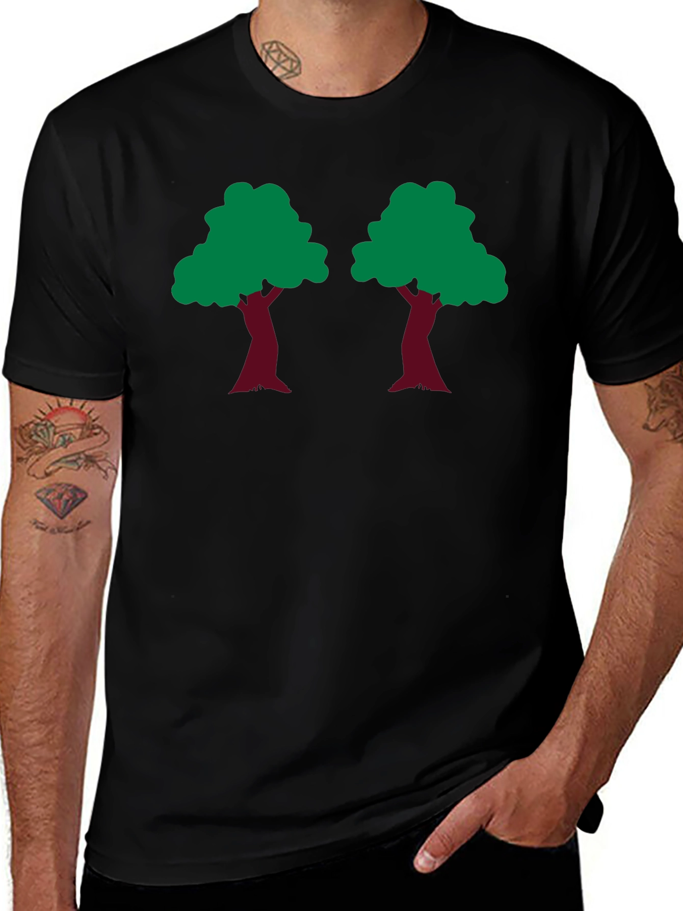 Black Tree Graphic Tee