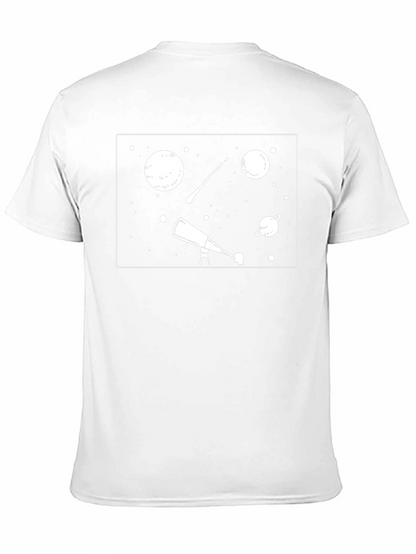 Space Explorer Black T-Shirt