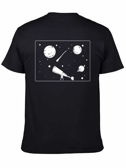 Space Explorer Black T-Shirt