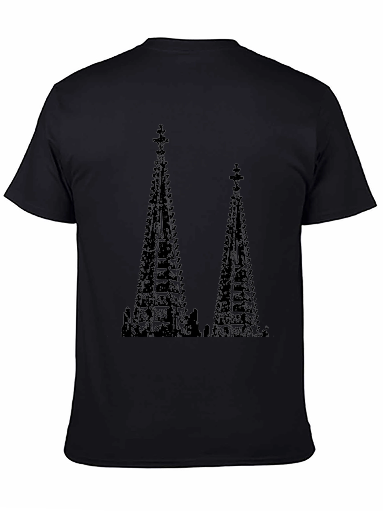 Tower Graphic Black T-Shirt