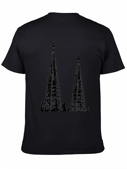 Tower Graphic Black T-Shirt
