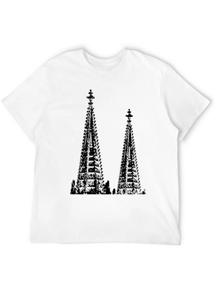 Tower Graphic Black T-Shirt