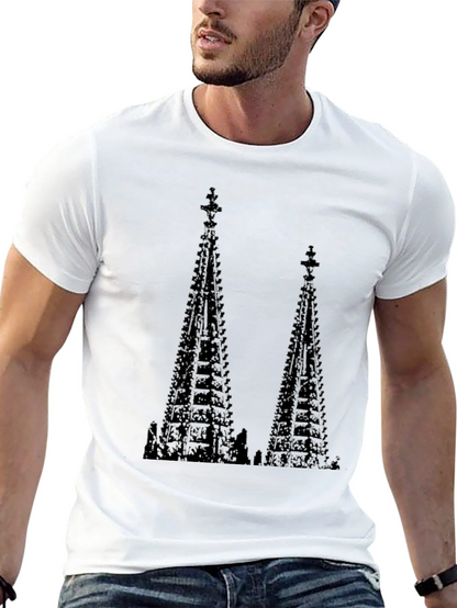Tower Graphic Black T-Shirt