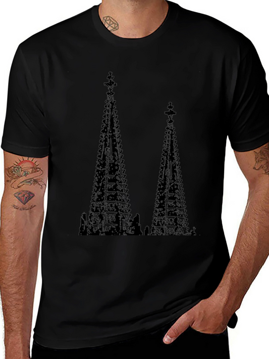 Tower Graphic Black T-Shirt