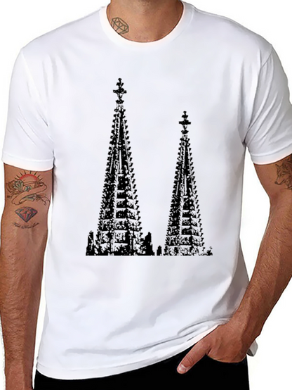 Tower Graphic Black T-Shirt
