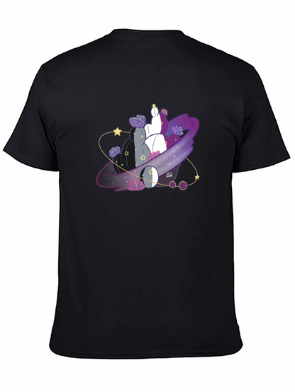 Asexual Pride Galaxy T-Shirt - Black