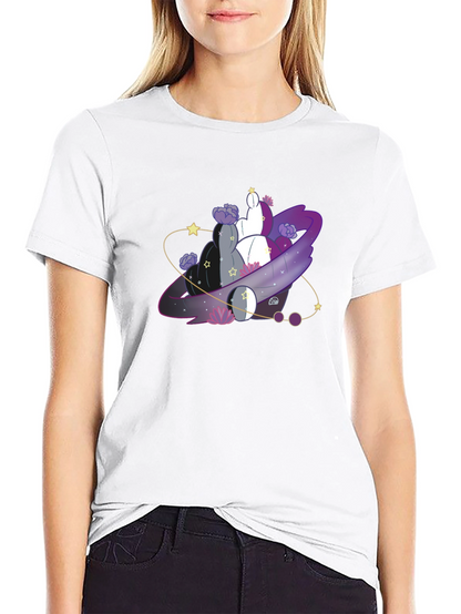 Asexual Pride Galaxy T-Shirt - Black
