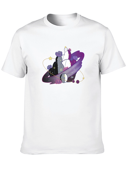 Asexual Pride Galaxy T-Shirt - Black