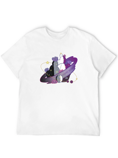 Asexual Pride Galaxy T-Shirt - Black