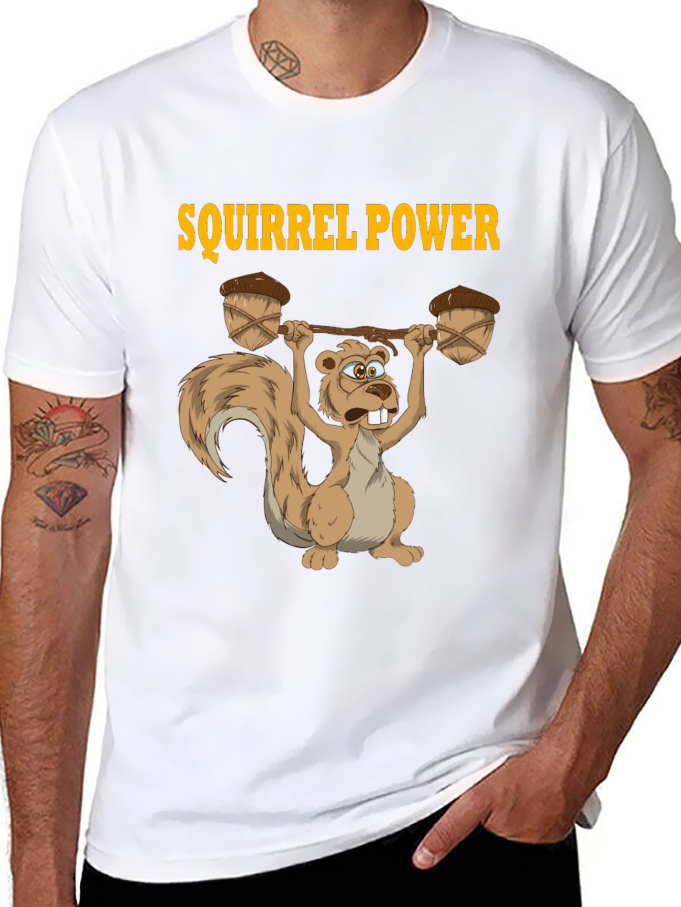 Squirrel Power T-Shirt - Funny Animal Design