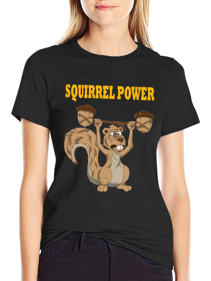 Squirrel Power T-Shirt - Funny Animal Design