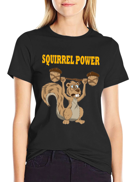 Squirrel Power T-Shirt - Funny Animal Design