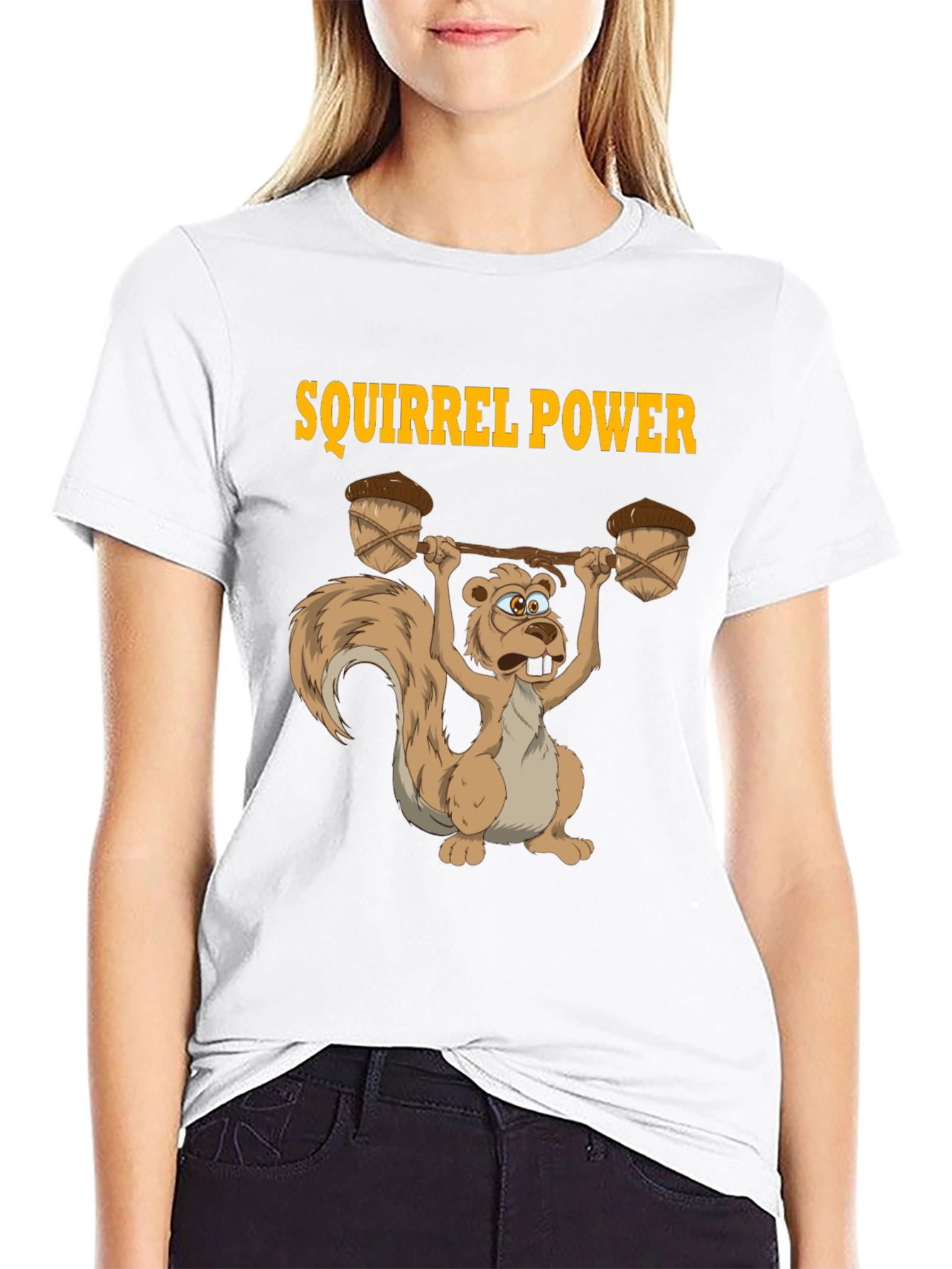 Squirrel Power T-Shirt - Funny Animal Design