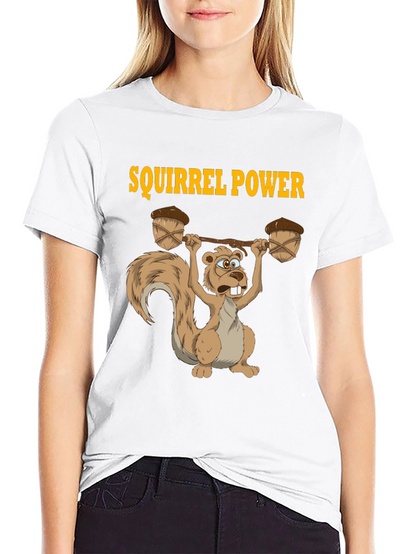 Squirrel Power T-Shirt - Funny Animal Design