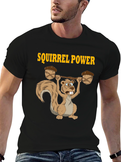 Squirrel Power T-Shirt - Funny Animal Design