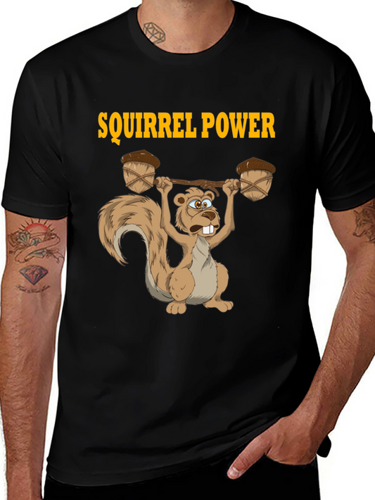 Squirrel Power T-Shirt - Funny Animal Design