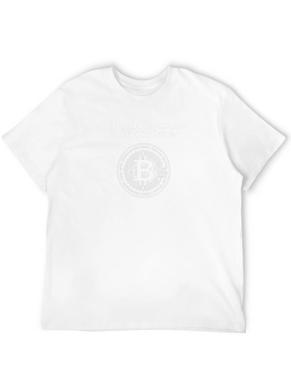 Bitcoin Is Cash With Wings Black T-Shirt