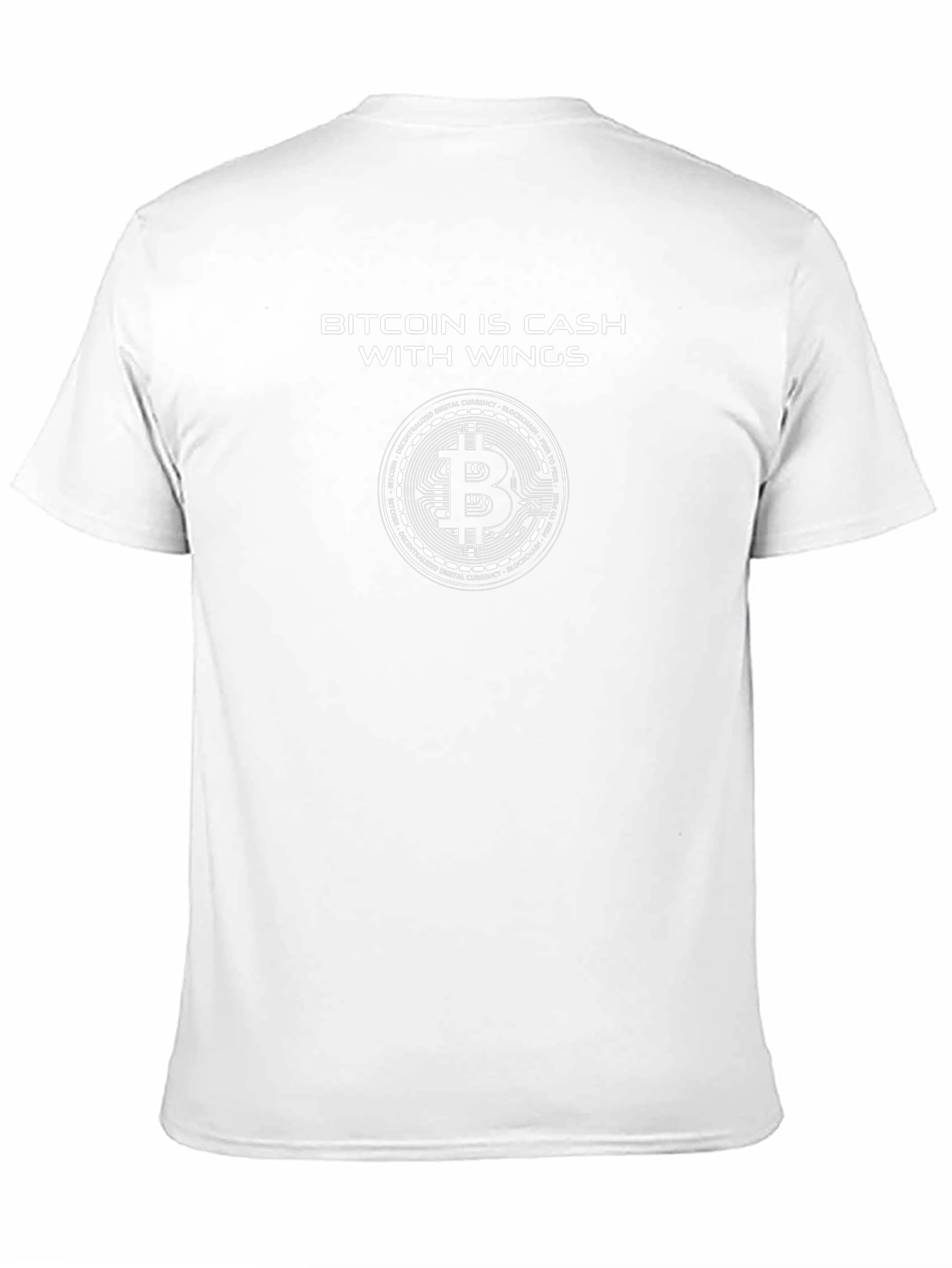 Bitcoin Is Cash With Wings Black T-Shirt