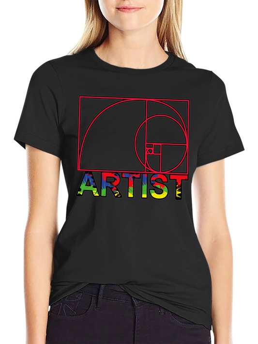 Artist Fibonacci Sequence Graphic Tee - Unique Design