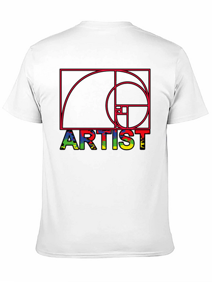 Artist Fibonacci Sequence Graphic Tee - Unique Design