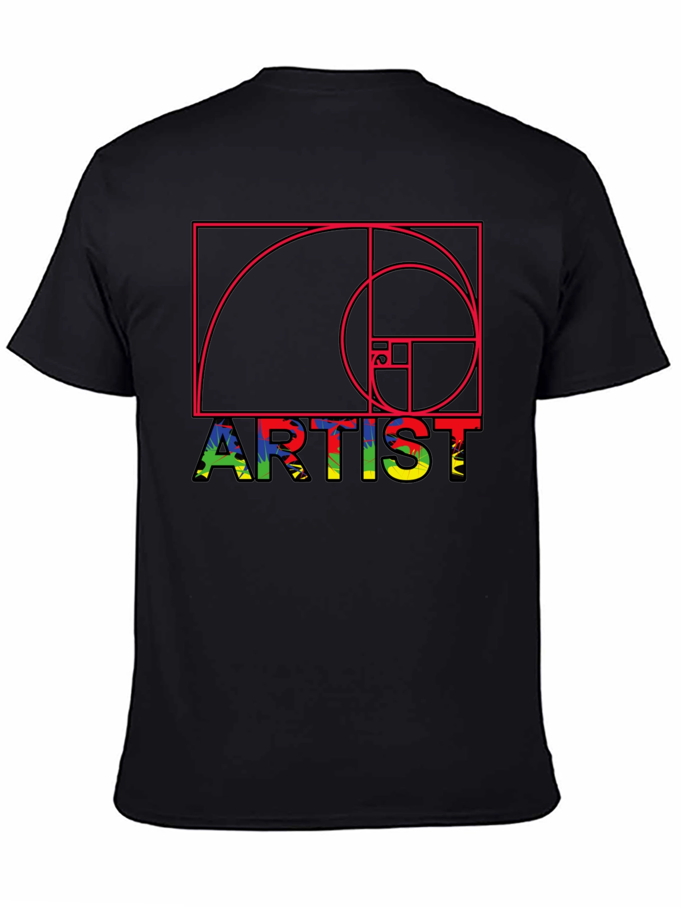 Artist Fibonacci Sequence Graphic Tee - Unique Design