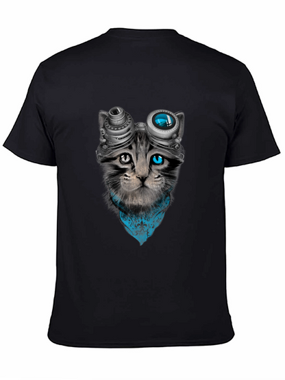 Steampunk Cat Graphic Tee