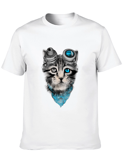 Steampunk Cat Graphic Tee