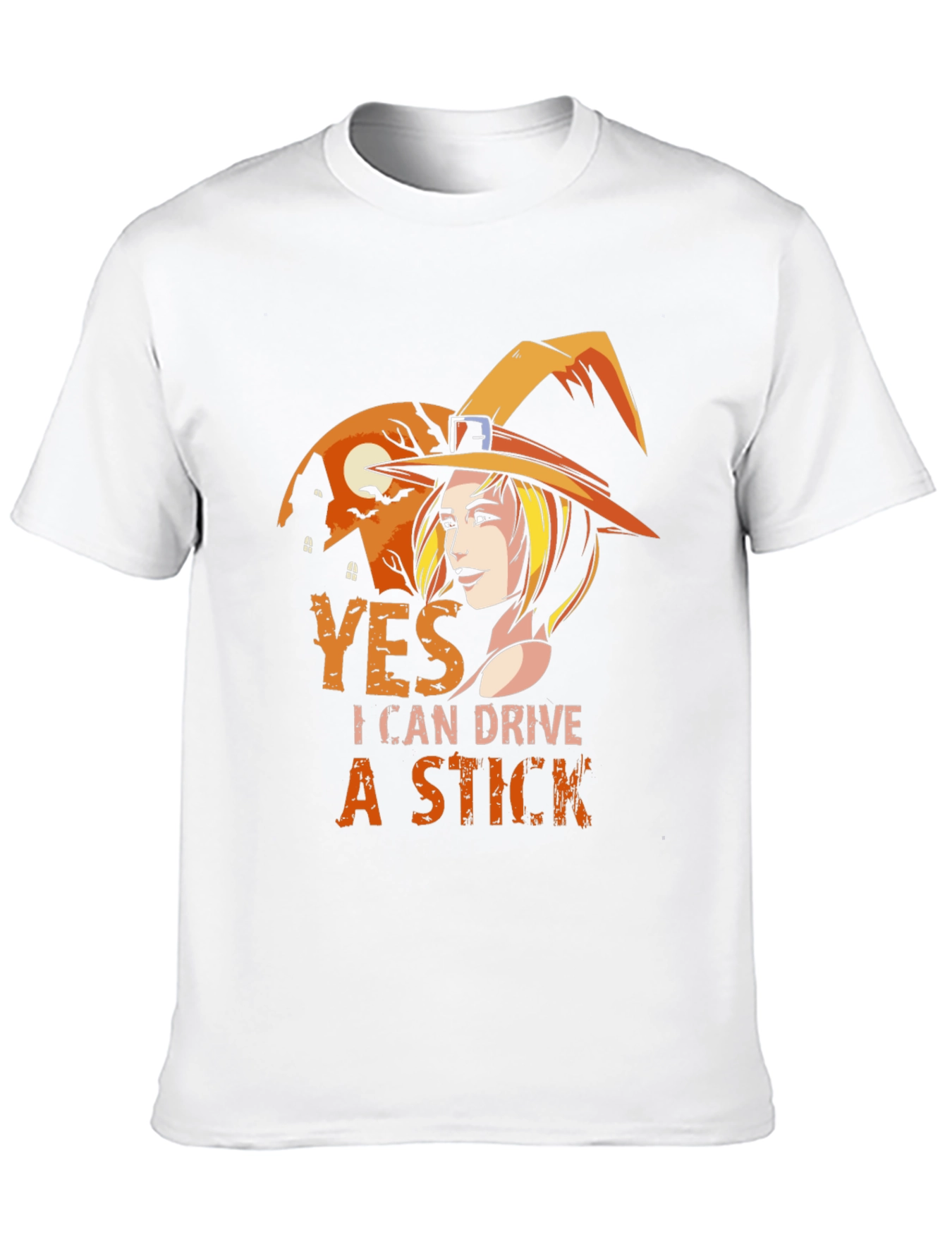 Witchy Woman Can Drive a Stick T-Shirt