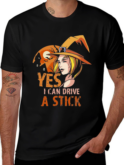 Witchy Woman Can Drive a Stick T-Shirt