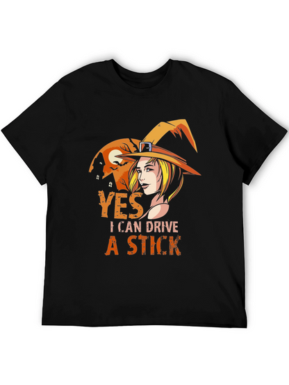 Witchy Woman Can Drive a Stick T-Shirt