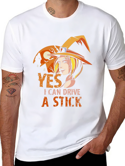 Witchy Woman Can Drive a Stick T-Shirt