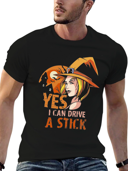 Witchy Woman Can Drive a Stick T-Shirt