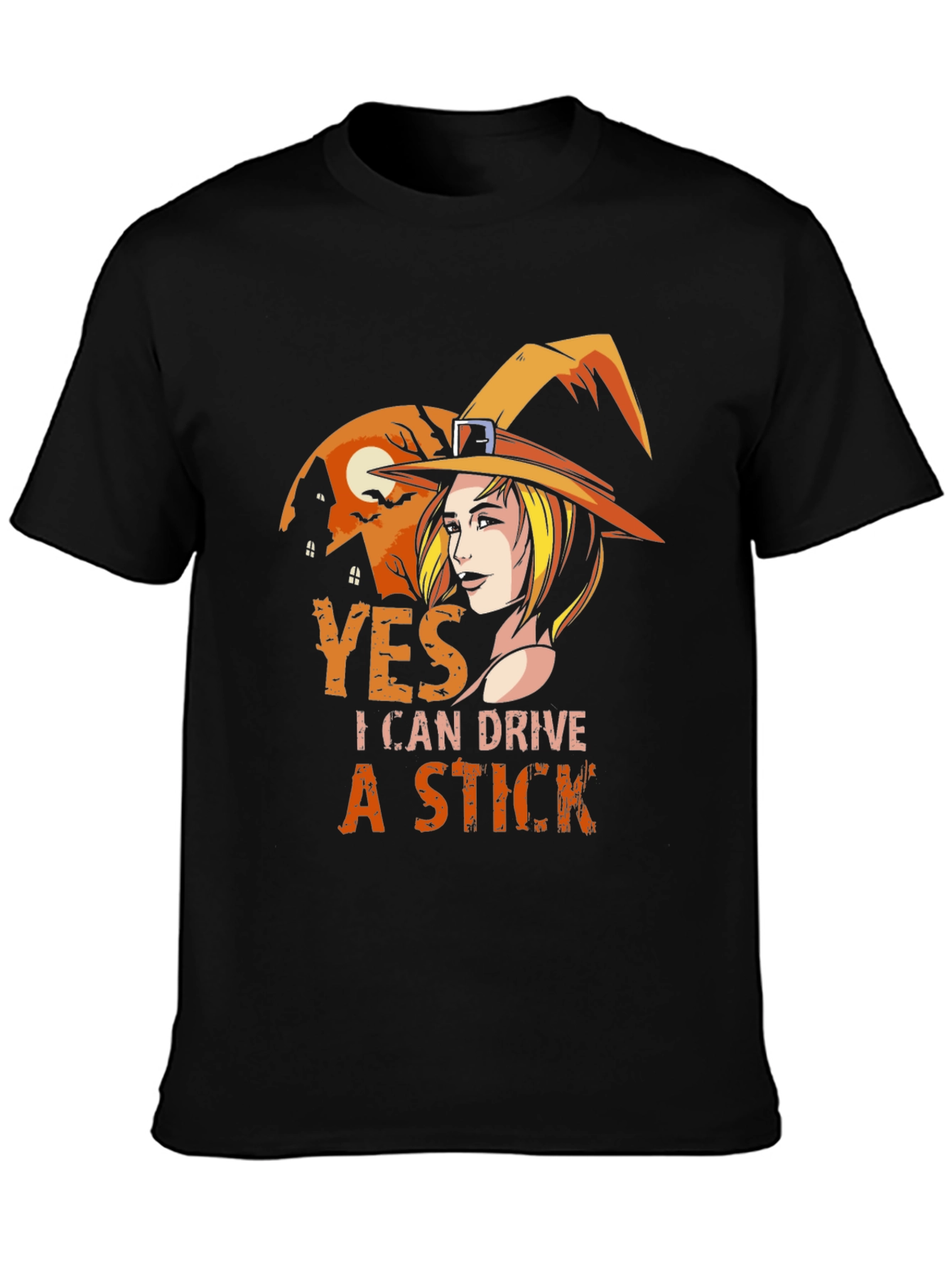 Witchy Woman Can Drive a Stick T-Shirt