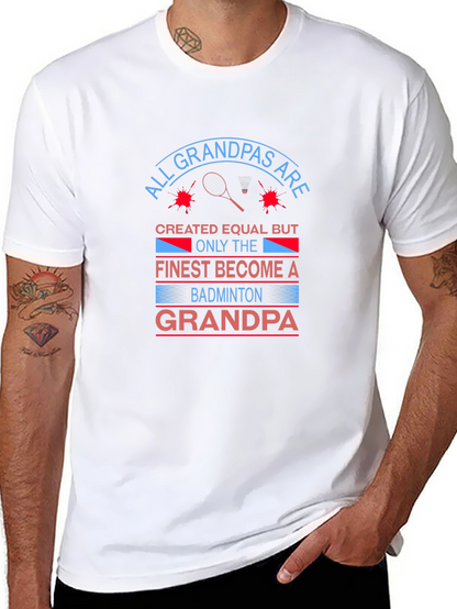 Badminton Grandpa T-Shirt