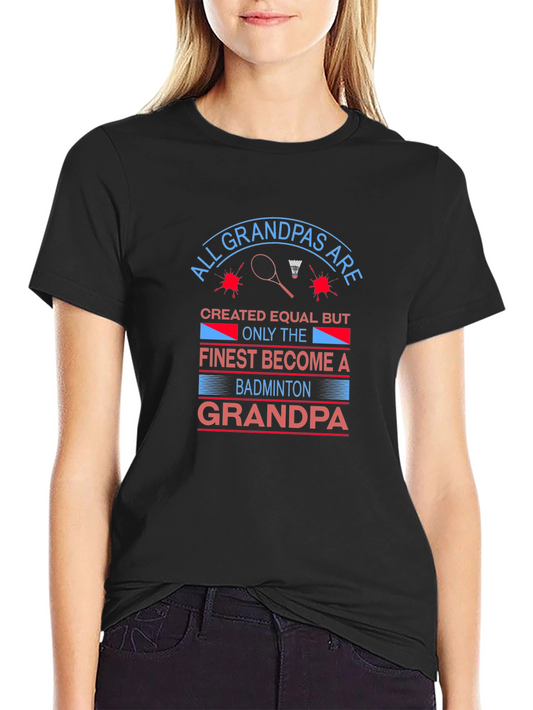 Badminton Grandpa T-Shirt